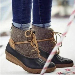 Sperry Saltwater Wedge Tide Wool Blend Boot